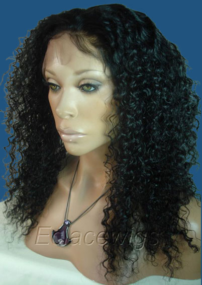 Kinky Curl Lace Front Wig Human Hair