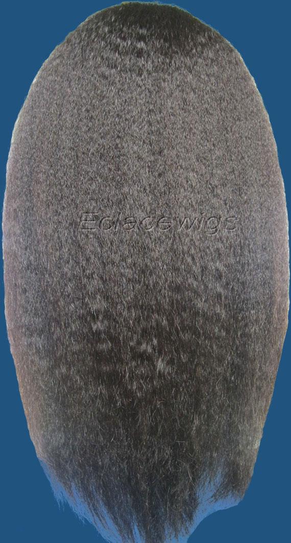 Kinky Straight Full Lace Wigs Human Hair