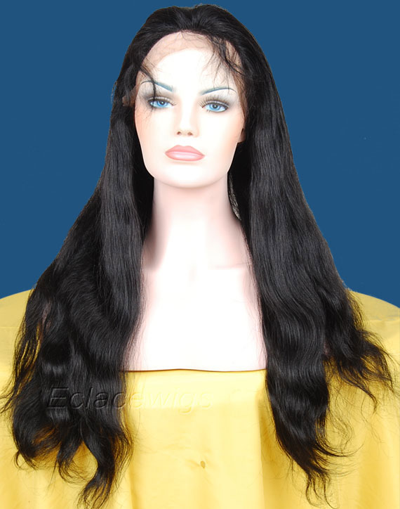 Natural straight human hair wigs,lace wigs maker