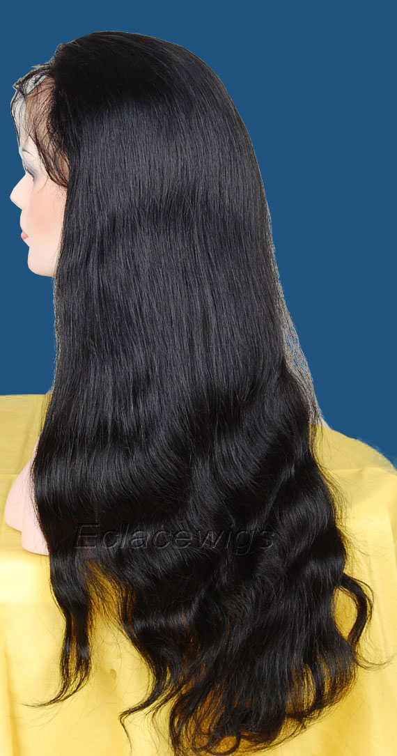 Natural straight human hair wigs,lace wigs maker