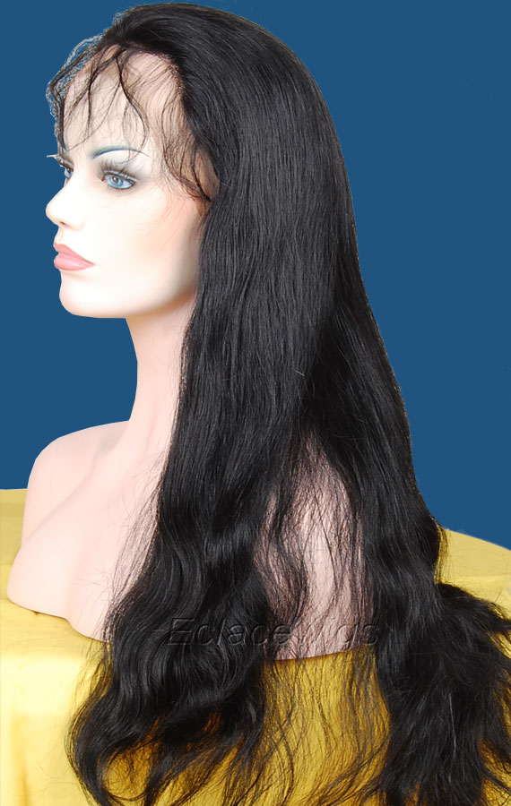 Natural straight human hair wigs,lace wigs maker