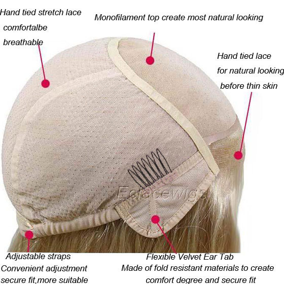 mono top lace wig cap