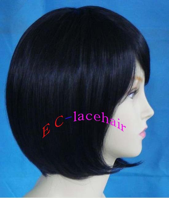 Bob style synthetic lace front wig