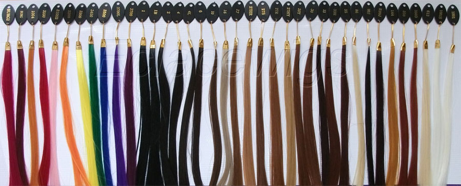 Synthetic Hair Color Chart