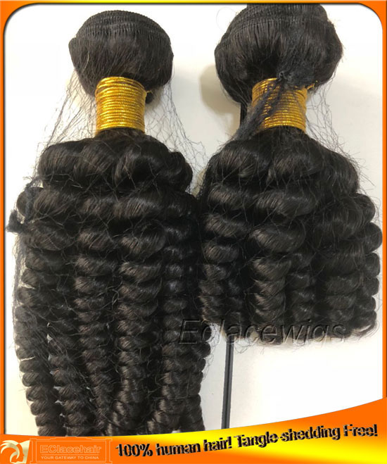 Tight curl virgin hair wefts,hair factory