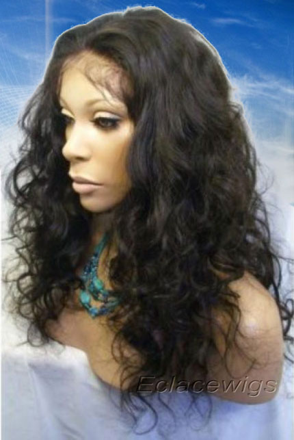 Loose curl Human Hair Full lace wigs,factory price