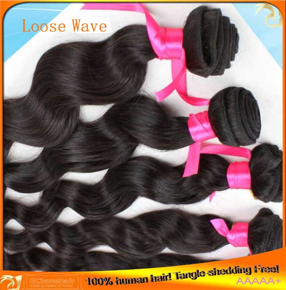 Natural wave hair weft-3pcs/lot,low hair price