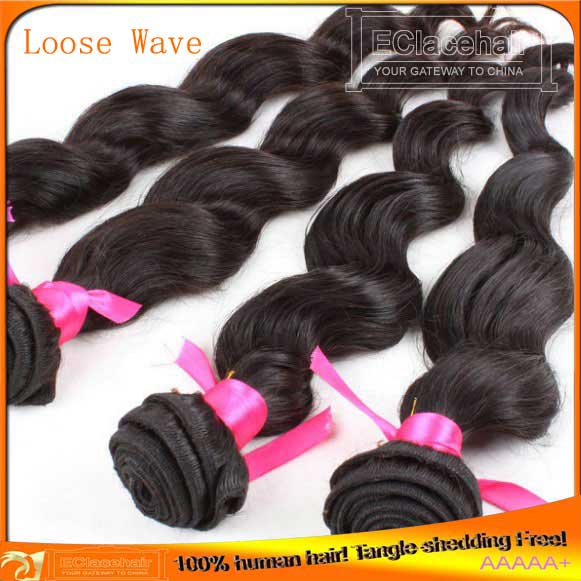 Natural wave hair weft-3pcs/lot,low hair price