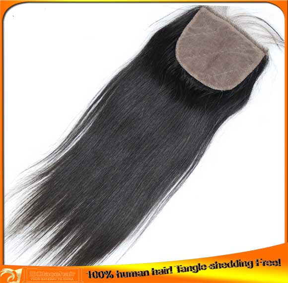 Stock Virgin Brazilian Hair Silk Base Top Closures