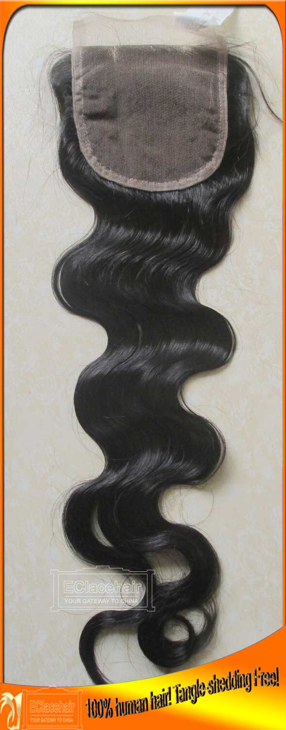Body Wave Top Closures,Indian Hair,Factory Price