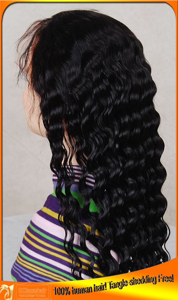 Deep Wave Front Lace Wigs Human Hair