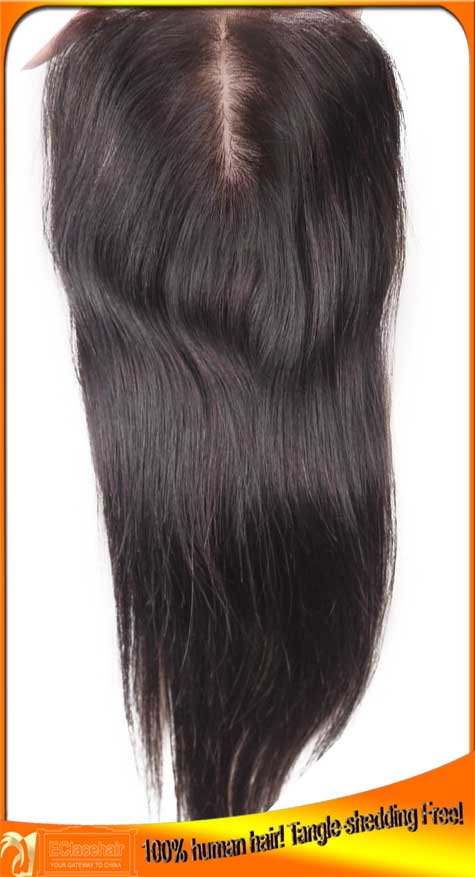 Stock Virgin Brazilian Hair Silk Base Top Closures