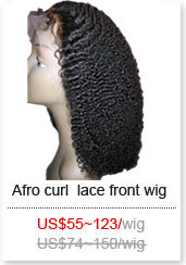 afro curl wig style