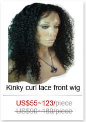 kinky curl wig style