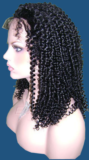 Curly  Human Hair Lace Wigs Factory