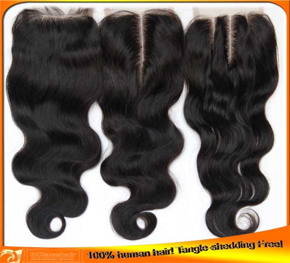 Supply Indian Hair Lace Top Closures in Stock