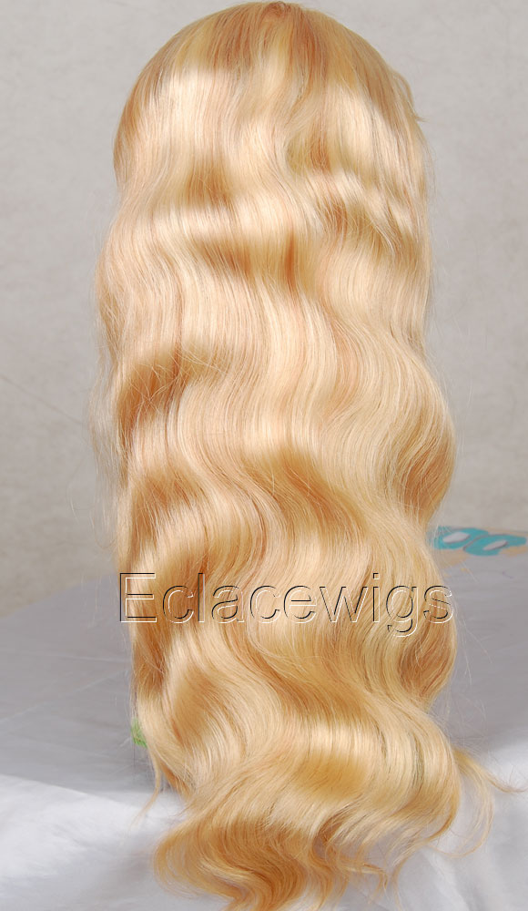 Color 613 Human Hair Lace Front Wig