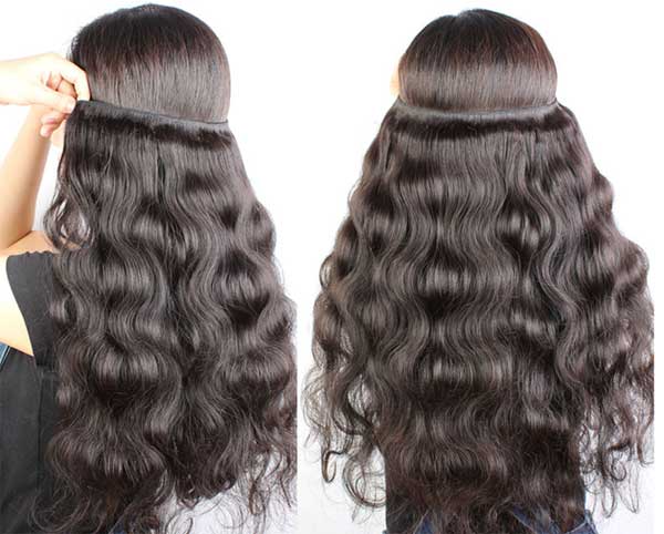 attach hair weft