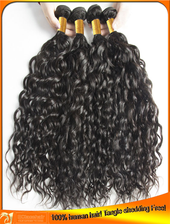 Wholesale highlight  water wave hair wefts