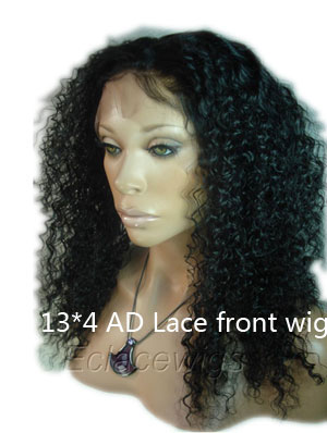 Kinky Curl Lace Front Wig Human Hair