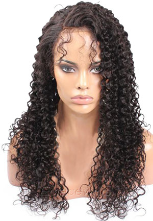 Kinky Curl Lace Front Wig Human Hair