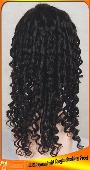 Spiral Curl Full Lace Wigs Human Hair Factory