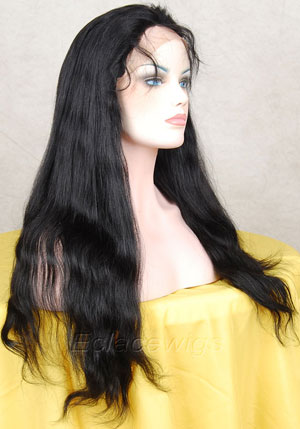 Natural straight human hair wigs,lace wigs maker