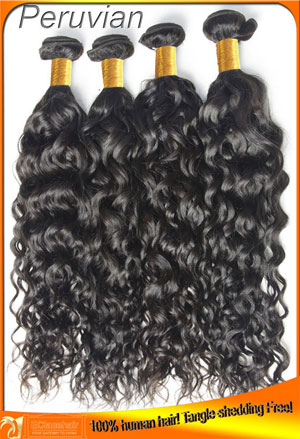 Wholesale highlight  water wave hair wefts