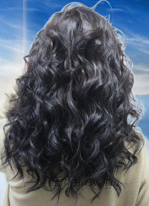 Loose curl Human Hair Full lace wigs,factory price