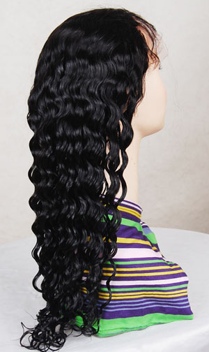 Deep Wave Front Lace Wigs Human Hair