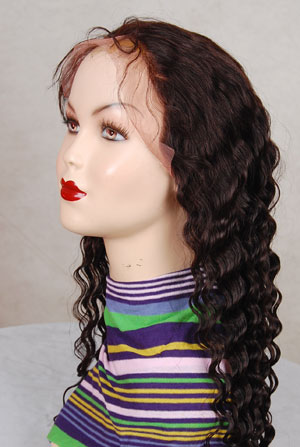 Deep Wave Front Lace Wigs Human Hair