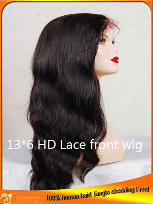 Natural Straight Lace Front Wig Human Hair