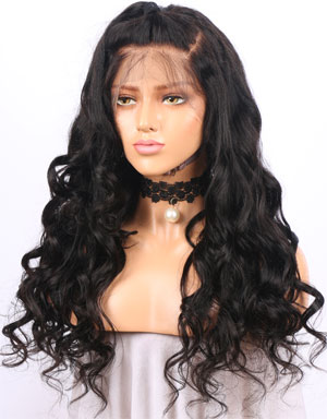 Loose curl lace front wig,china lace wigs maker