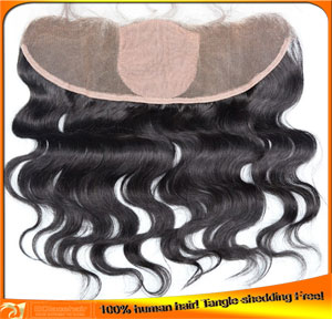 Brazilian Virgin Human Hair Silk Based Top Lace Frontal Closures