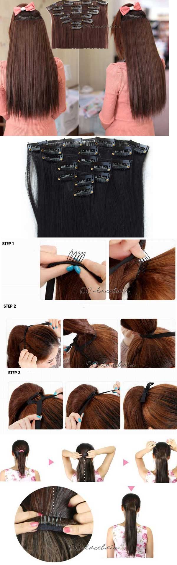 clip in hair extensions