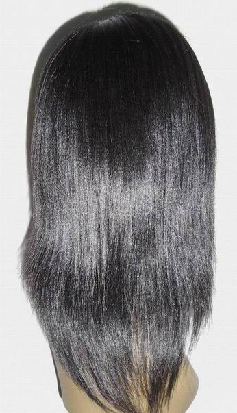 Human hair lace wig