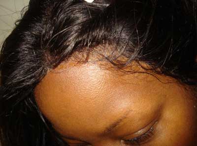 proper applied lace front wig