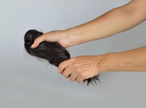 dry human hair wig