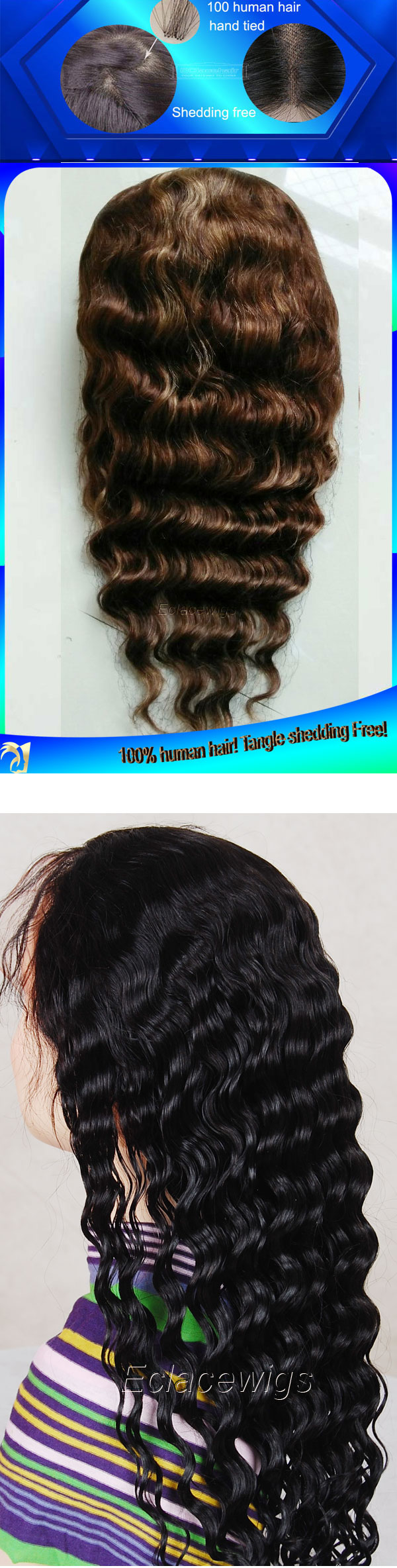 Deep wave hair style