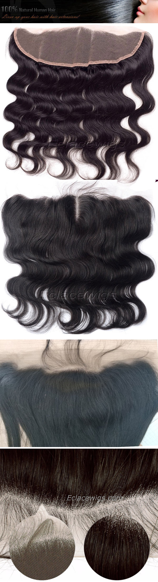 human hair lace frontal