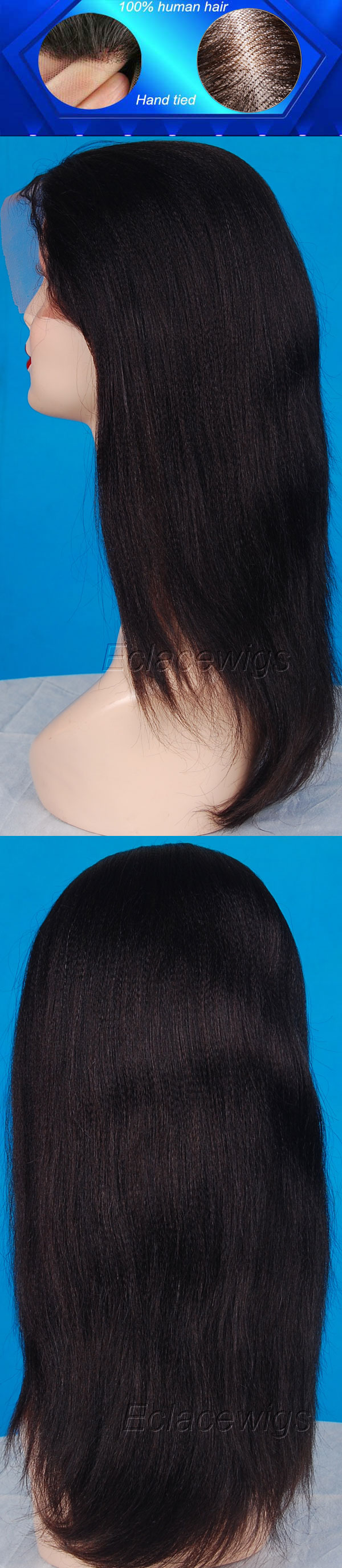 Italian yaki human hair wig