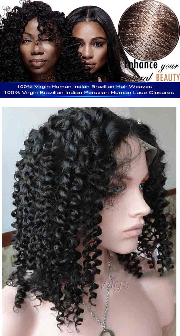 spring curl lace wig