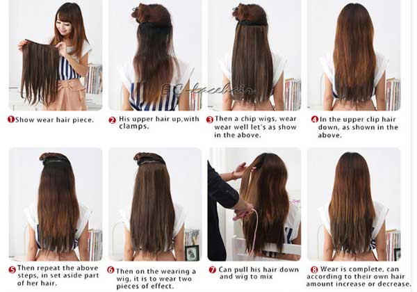 wear hair extensions