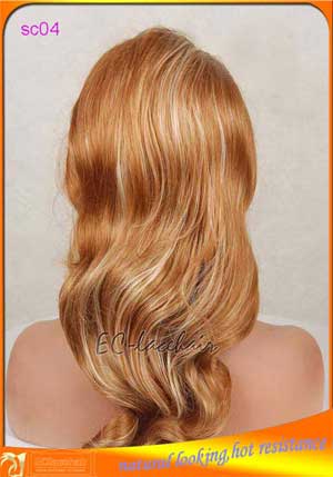 synthetic lace front wig